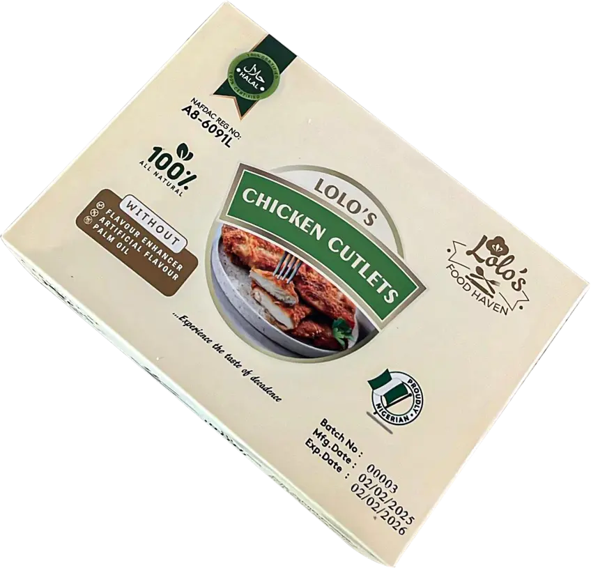 Lolo's Chicken Cutlets pack